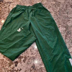 Michigan State University MSU XXL wind breaker warm up sweatpants